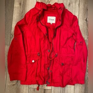 Snobbish Hooded Red Women Jacket Size M